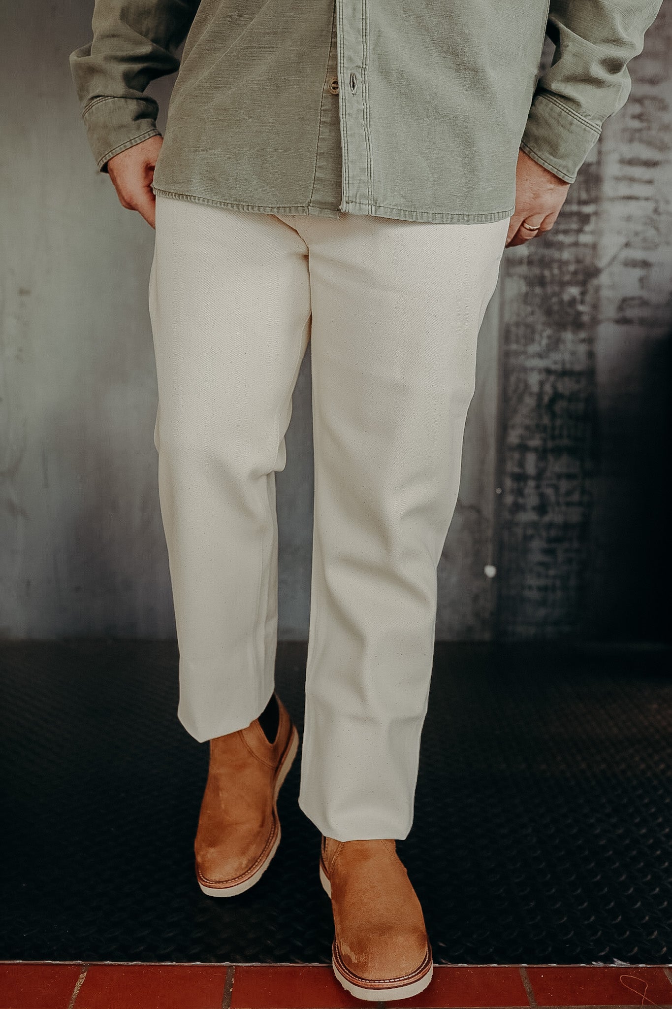 Wilkes Western 14oz Ecru Denim