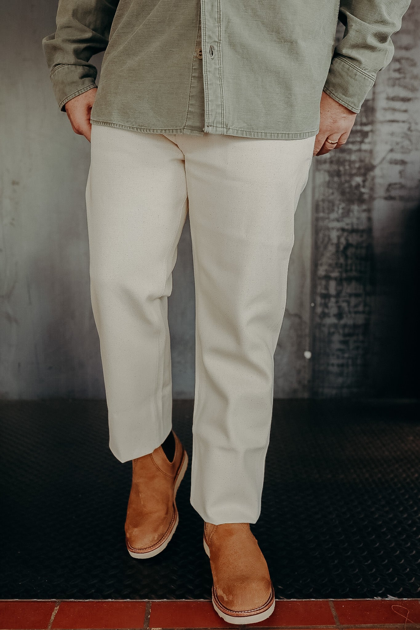 Wilkes Western 14oz Ecru Denim