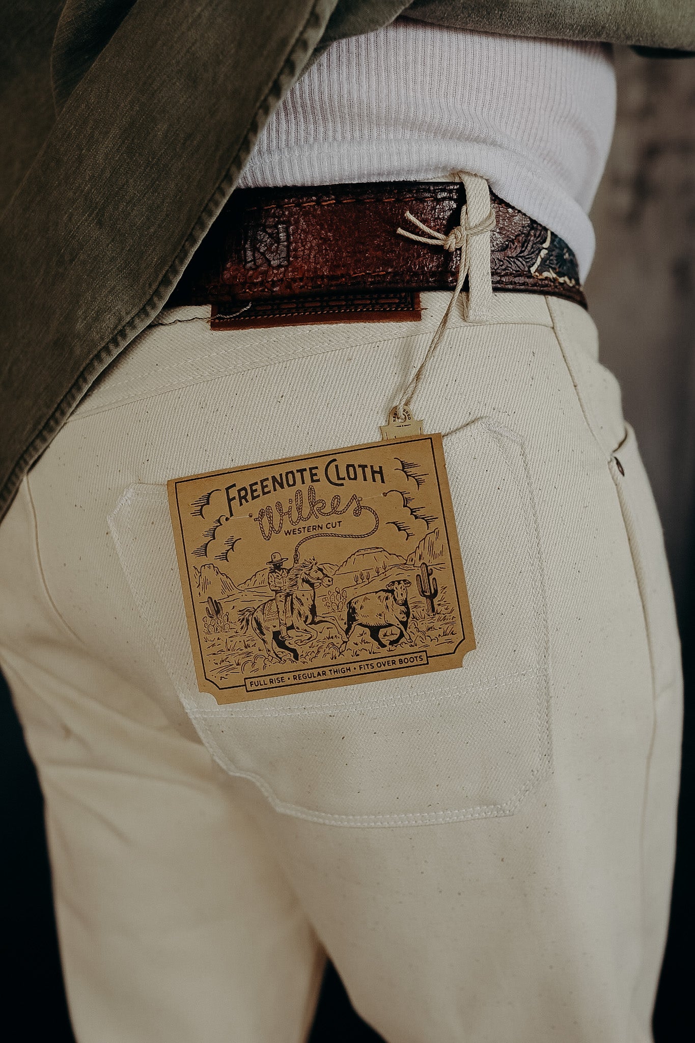 Wilkes Western 14oz Ecru Denim