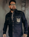 18oz Vintage Selvedge Denim CPO Shirt - Indigo IHSH-292-IND