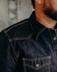 18oz Vintage Selvedge Denim CPO Shirt - Indigo IHSH-292-IND