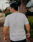 7 Ounce Pocket T-Shirt Heather Grey