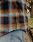 Dollard Shirt, Herringbone Check, Brown / Beige / Blue