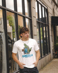 Godzilla Collaboration T-shirt- White (GZ-015)