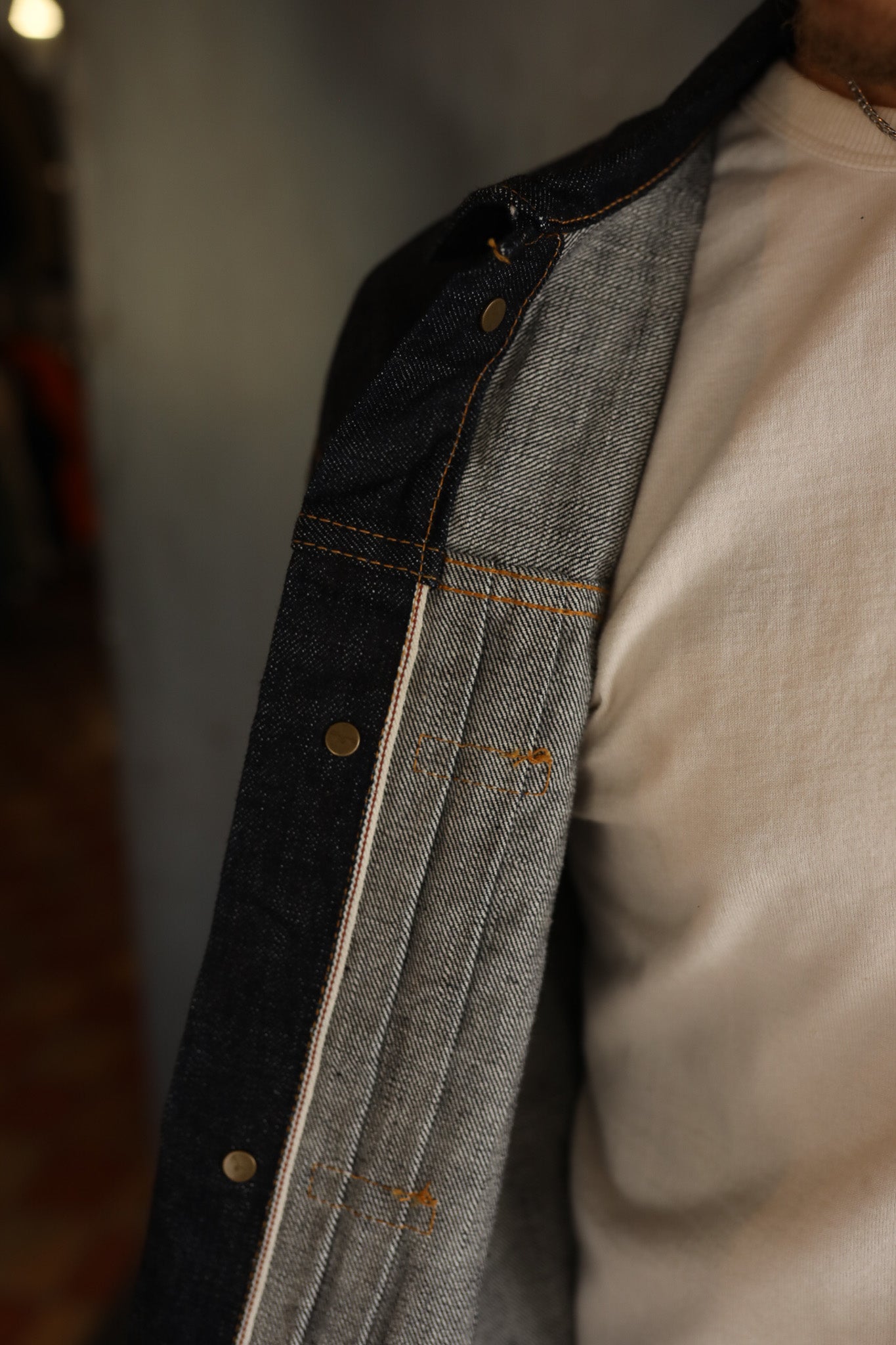 14.8oz Type 1 Denim Jacket- JBGJ1003