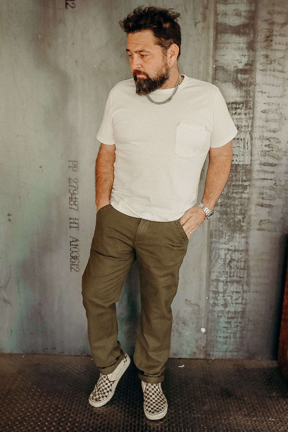 Workers Chino Slim Straight - Olive