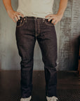 19oz Left Hand Twill Selvedge Denim Slim Tapered Cut Jeans - Indigo IH-777S-19L