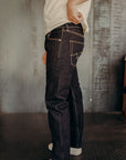 19oz Left Hand Twill Selvedge Denim Slim Tapered Cut Jeans - Indigo IH-777S-19L