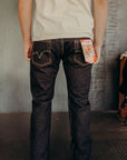 19oz Left Hand Twill Selvedge Denim Slim Tapered Cut Jeans - Indigo IH-777S-19L