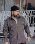 Indigofera Ryman Corduroy Shirt, Steel Grey
