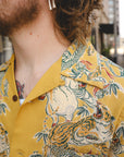 Tornado Pig Aloha Shirt- Yellow (5721)