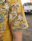 Tornado Pig Aloha Shirt- Yellow (5721)