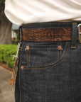 15oz "GL3" High Rise Tapered Jeans- Indigo (SD-1009S )