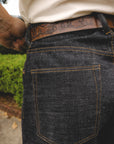 15oz "GL3" High Rise Tapered Jeans- Indigo (SD-1009S )