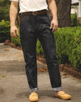 15oz "GL3" High Rise Tapered Jeans- Indigo (SD-1009S )