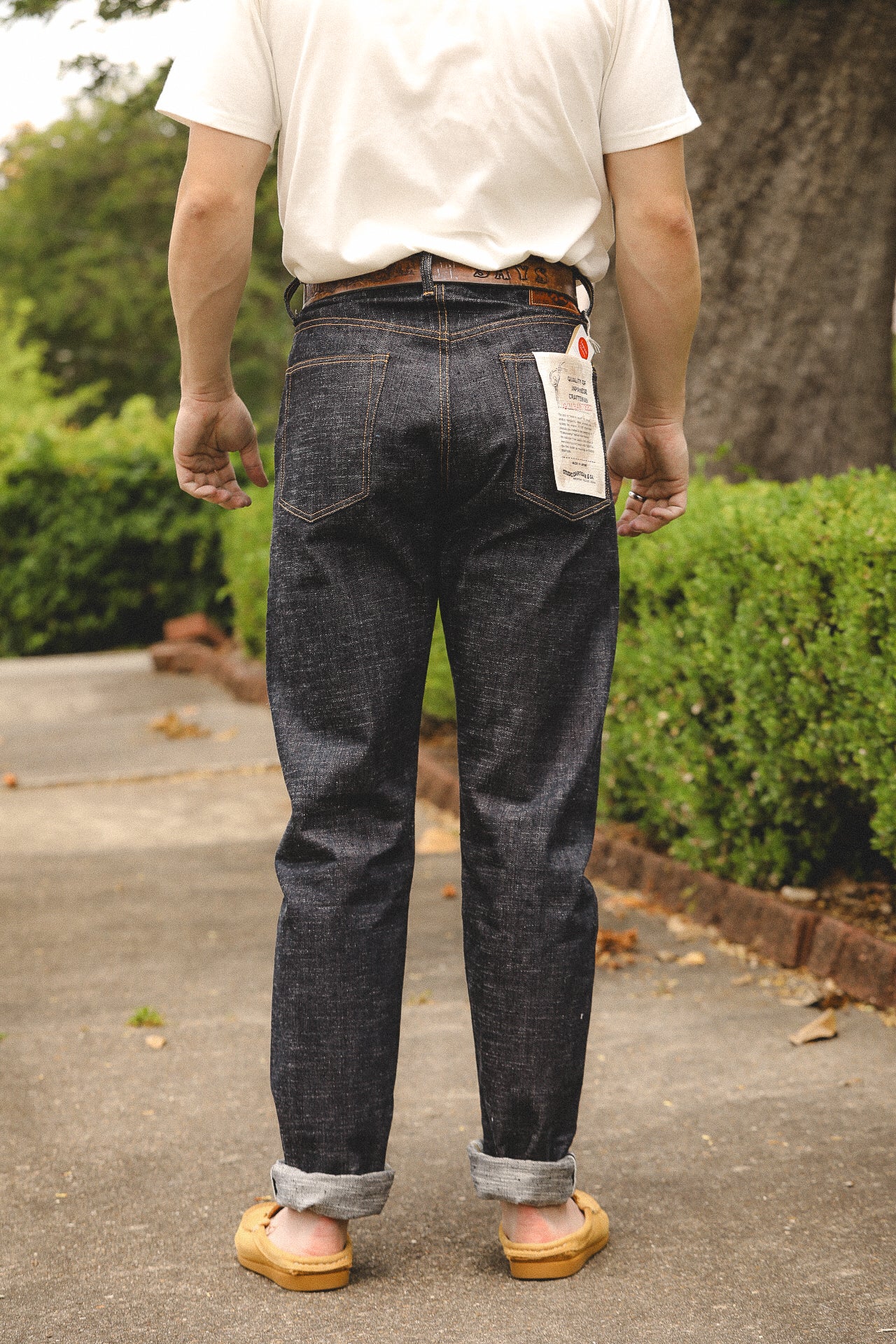 15oz "GL3" High Rise Tapered Jeans- Indigo (SD-1009S )