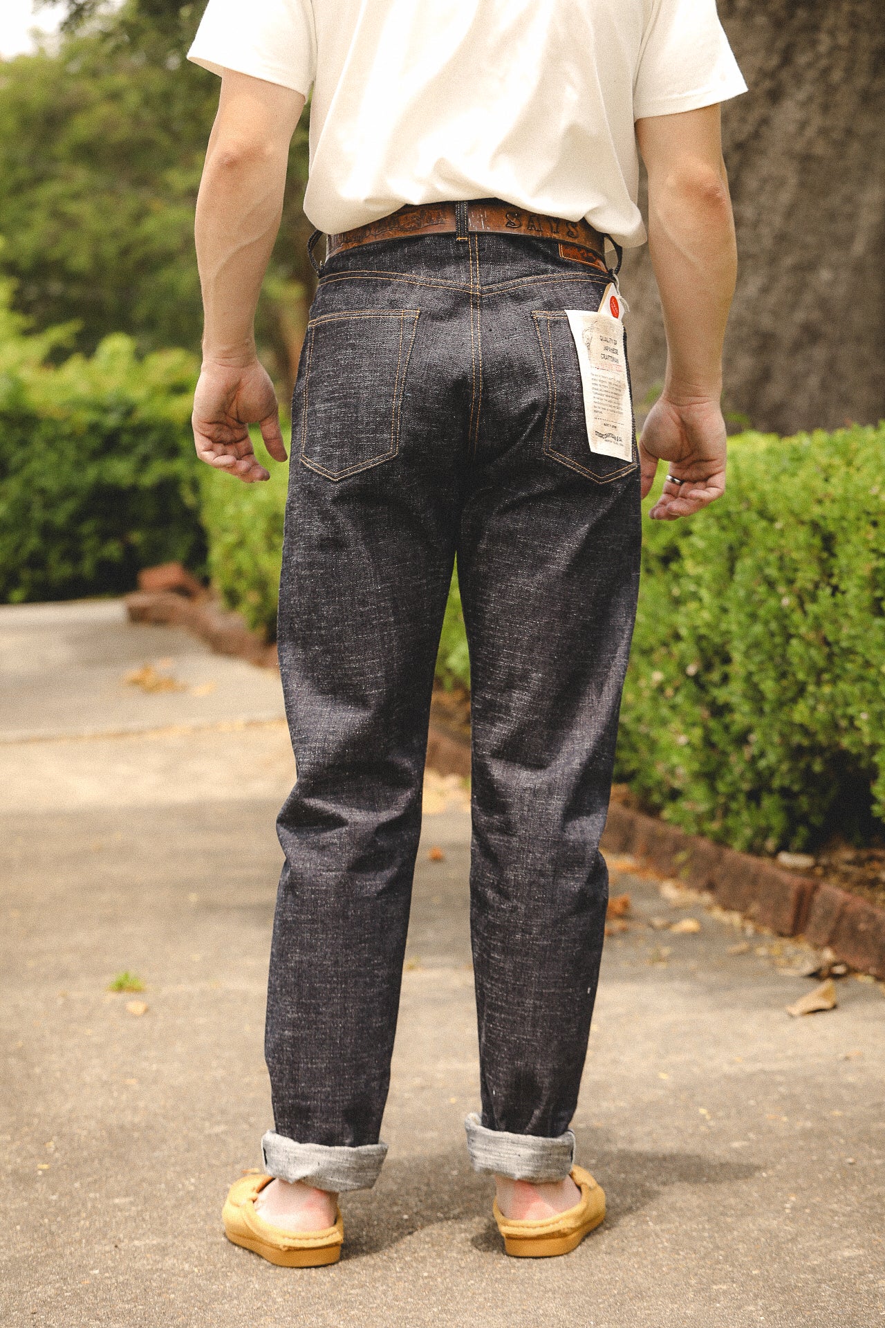 15oz "GL3" High Rise Tapered Jeans- Indigo (SD-1009S )