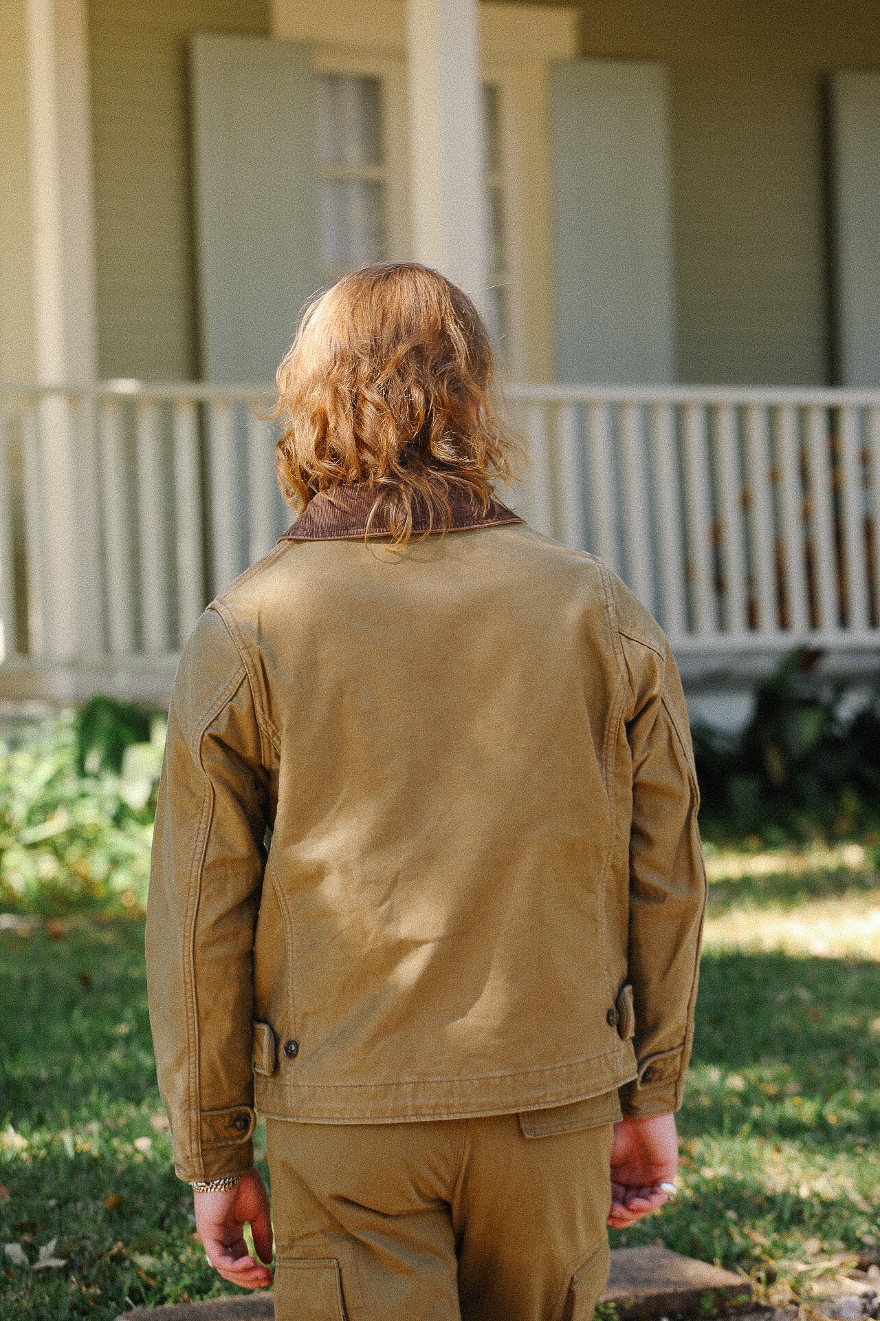 12oz Whipcord Lightweight N1 Deck Jacket - Khaki IHM-48-KHA – Iron