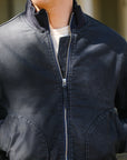 12oz Whipcord Tanker Jacket - Navy IHM-47-NAV