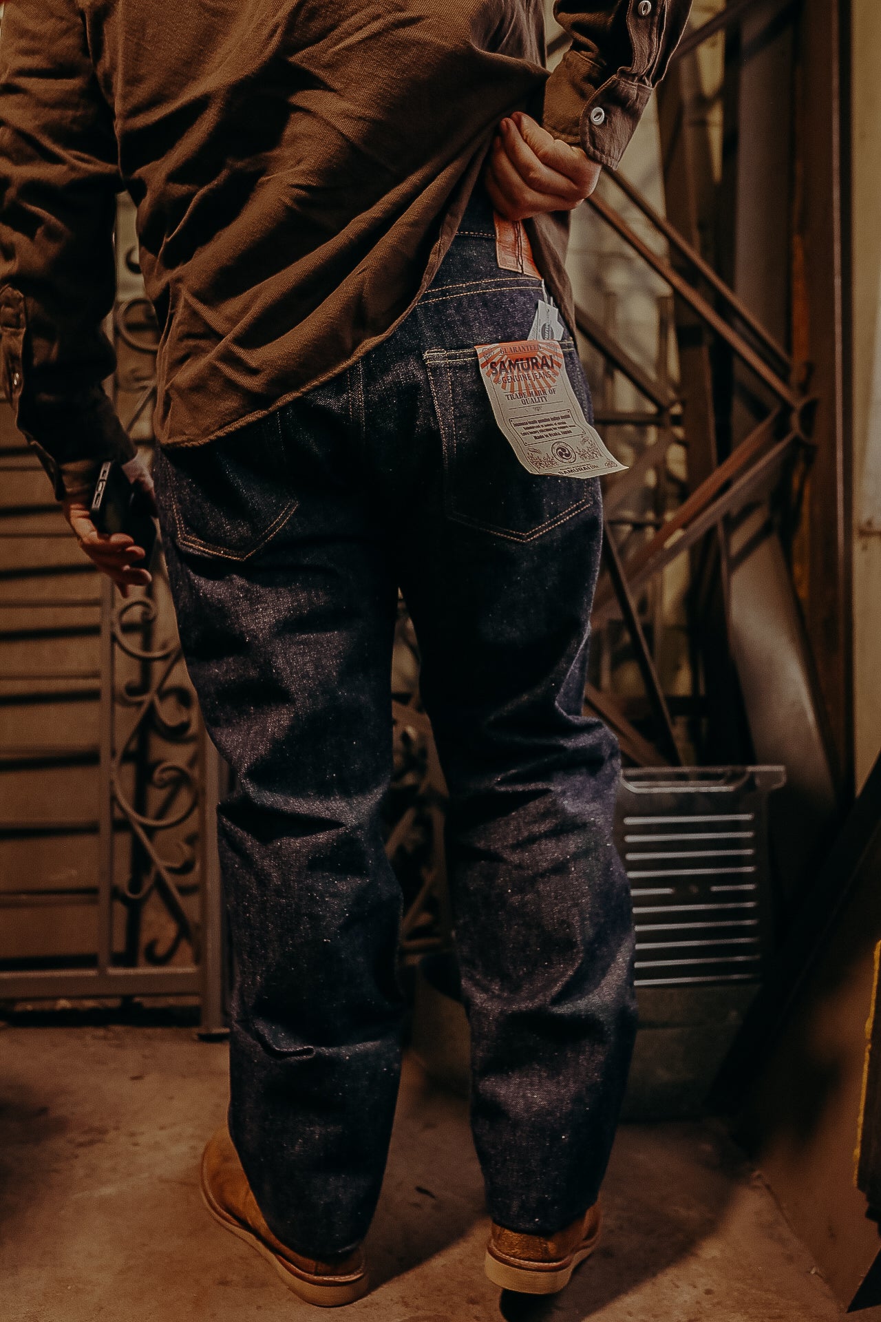 Samurai '47 Style Regular Straight Jeans - 15oz Indigo (S510HX