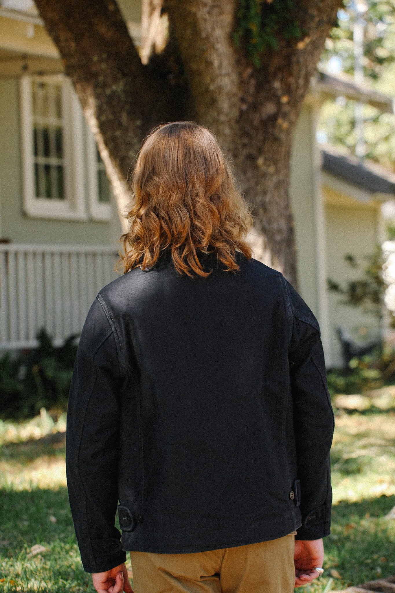 12oz Whipcord Lightweight N1 Deck Jacket - Black IHM-48-BLK – Iron