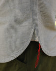 5oz Selvedge Ox Cloth Short Sleeved Work Shirt - Hickory Stripe IHSH-420-HIC
