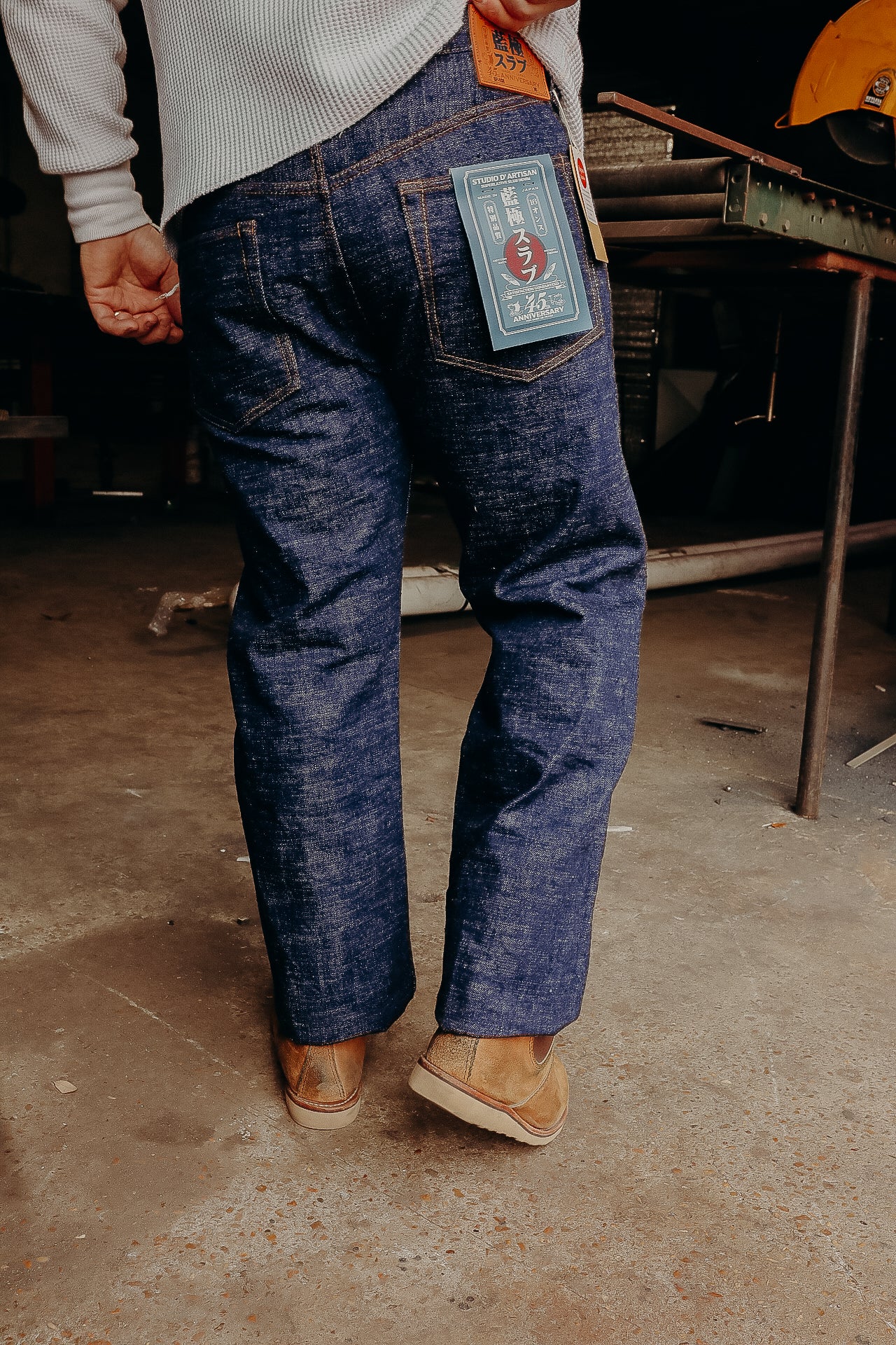 Studio D’artisan 16oz "Extreme Denim" 45th Anniversary Indigo Regular Straight Jeans  SP-108