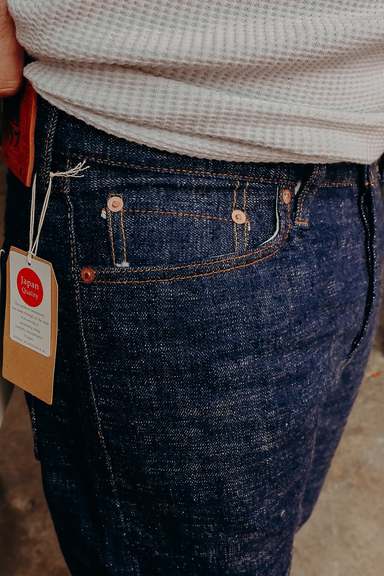 Studio D’artisan 16oz "Extreme Denim" 45th Anniversary Indigo Regular Straight Jeans  SP-108