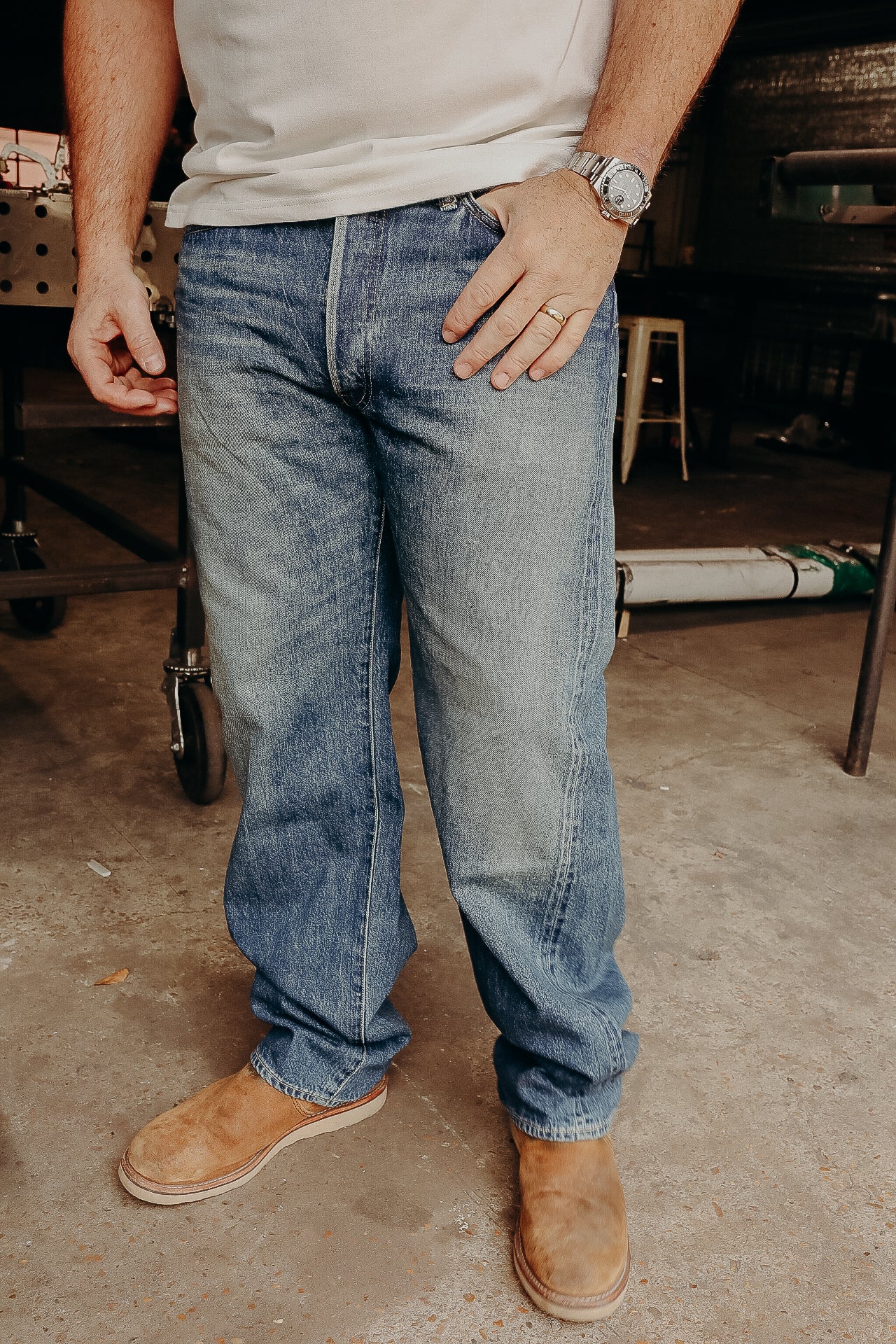 Studio D’artisan 12.5oz Selvedge Denim Regular Straight - 1950s Wash D1844US