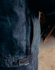 Mud and Natural Indigo Dyed Denim Jacket (MXGJ10024)