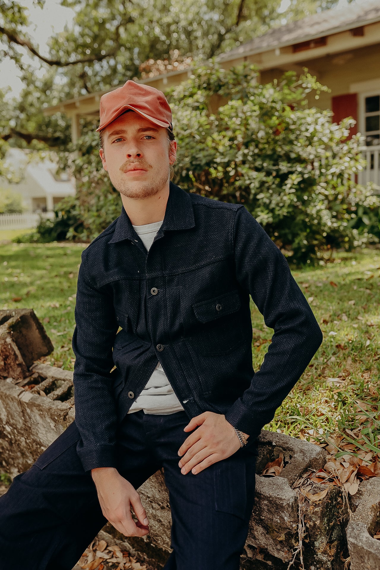 TYPE 2 JACKET-INDIGO SASHIKO (JBGJ1005)