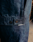 Mud and Natural Indigo Dyed Denim Jacket (MXGJ10024)