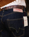 17oz Selvedge Denim Slim Tapered Cut Jeans - Natural Indigo IH-777N