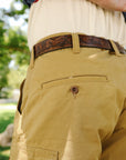 9oz Canvas Military Cargo Shorts - Beige IH-740-BEI