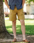 9oz Canvas Military Cargo Shorts - Beige IH-740-BEI