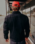 14oz Selvedge Denim Modified Type III Jacket - Indigo Overdyed Black IH-526-142OD