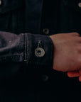 14oz Selvedge Denim Modified Type III Jacket - Indigo Overdyed Black IH-526-142OD