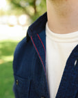 5oz Double Gauze Short Sleeved Work Shirt - Indigo IHSH-417-IND