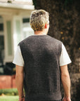 Sweater Vest- Pewter Tweed