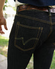 17oz Selvedge Denim Super Slim Cut Jeans - Natural Indigo IH-555N