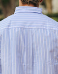 Big Oxford - Blue Banker Stripe