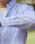 Big Oxford - Blue Banker Stripe