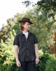 Calico Short Sleeve- Black Stripe