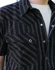 Calico Short Sleeve- Black Stripe