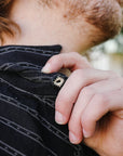 Calico Short Sleeve- Black Stripe
