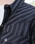 Calico Short Sleeve- Black Stripe