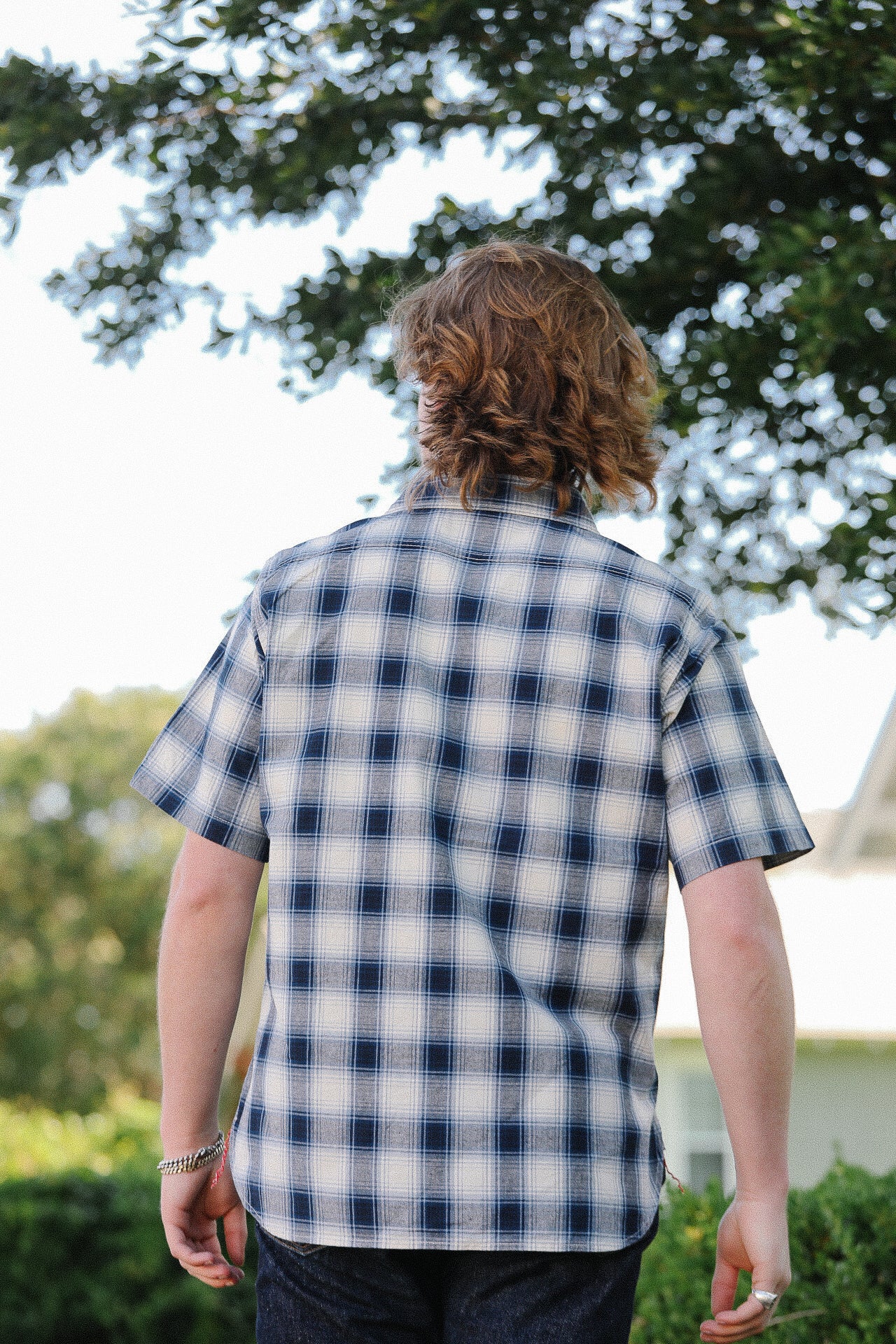 【WYM】GAUZE MESH CHECK H/S SHIRT WYM GAUZE MESH CHECK H/S SHIRT