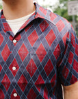 "NARAHIRA" Snake Pattern Shirt - Red (HSA25-01)