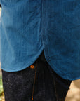"ASAGI HBT" Natural Indigo Shirt (SSS25-AHB)