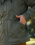 8oz Sateen/Primaloft® Winter Parka Jacket - Olive IHJ-154-OLV